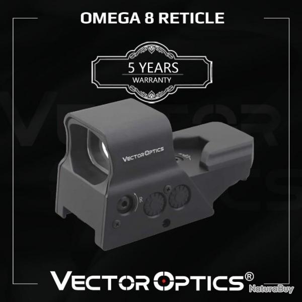 Vector Optics tactique Omega 8, rflexe rticule, point rouge LIVRAISON GRATUITE !!