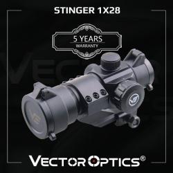 Vector Optics Stinger 1x28, lunette de visée à points rouges LIVRAISON GRATUITE !!