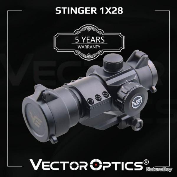 Vector Optics Stinger 1x28, lunette de vise  points rouges LIVRAISON GRATUITE !!