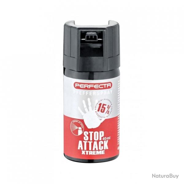 BOMBE STOP ATTACK XTREME POIVRE 40 ML PERFECTA