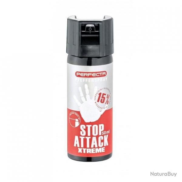 BOMBE STOP ATTACK XTREME POIVRE 50 ML PERFECTA