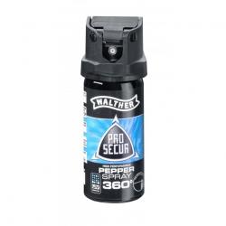 BOMBE PROSECUR 360 GAZ POIVRE 40 ML WALTHER