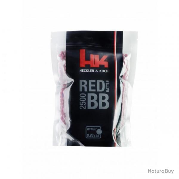 Billes bbs 6mm HK Red 0.20g sachet X2500