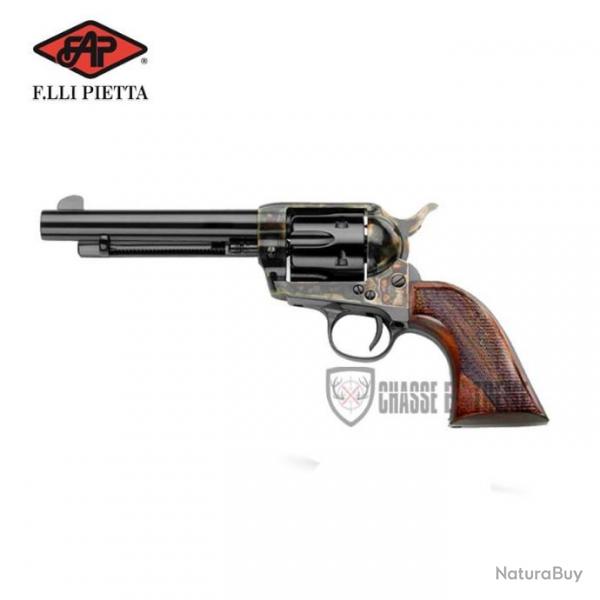 Revolver PIETTA 1873 Sa Acier Bronze Quadrillee Cal 45lc