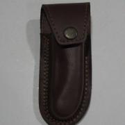 ETUI CUIR POUR COUTEAUX DE POCHE TROUSSE - MARRON