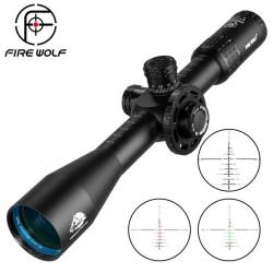 Firewolf -fusil optique tactique 4.5-18X44 FFP, porté réglable, rouge et vert ENCHERE !!!