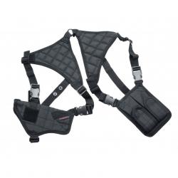 HOLSTER EPAULE AMBIDEX. RETENTION SANGLE 2 PORTE-CHARGEURS, GRAND PIST (GPDA 9)