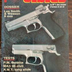Revue Cibles 232 Mas 36, AMT, Zabala, Beretta M12, Colt auto pocket 1908, S&W 9mm