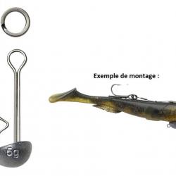 TETE PLOMBEE PUNCH RIG HEADS 30gr