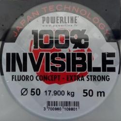 FIL INVISIBLE 100% 50M 0.12mm - 1.350kg