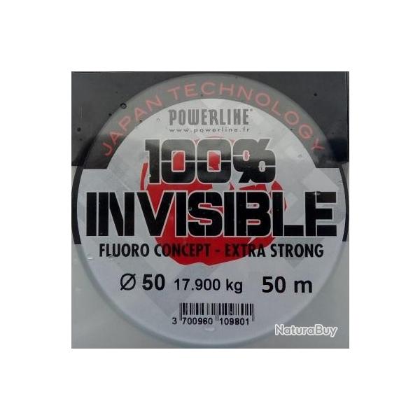 FIL INVISIBLE 100% 50M 0.18mm - 3.250kg