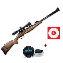Pack carabine à plomb Stoeger RX40 Bois et lunette 3-9x40AO - Cal. 4.5 - Pack complet