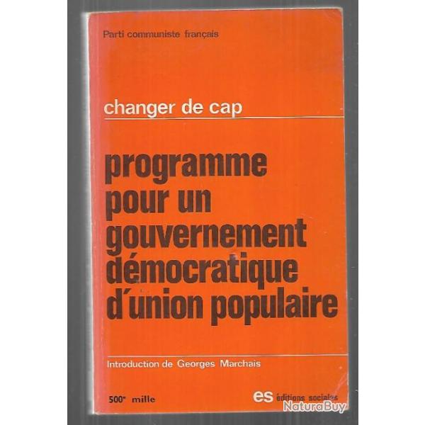 programme pour un gouvernement dmocratique d'union populaire parti communiste franais