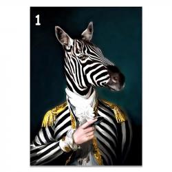 Tableau Peinture Impression sur Toile Animal Abstrait, Modele: , Taille: 60x90cm