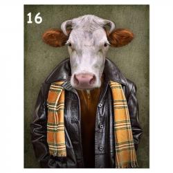 Tableau Peinture Impression sur Toile Animal Abstrait, Modele: 16, Taille: 60x90cm