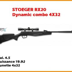 Carabine Stoeger RX20 Dynamic Combo cal 4.5 mm + lunette 4x32