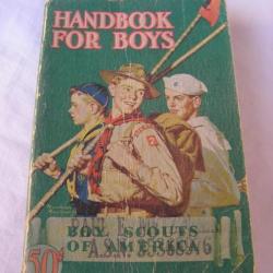 WW2 US MANUEL AMÉRICAIN DES BOYS SCOUTS 1943 " HANDBOOK FOR BOYS OF AMERICAN " AMÉRICAIN 680 PAGES