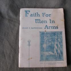 WW2 US LIVRE DE FOI MILITAIRE AMÉRICAIN POUR LES HOMMES ARMÉS " FAITH FOR MEN IN ARMS " RARE