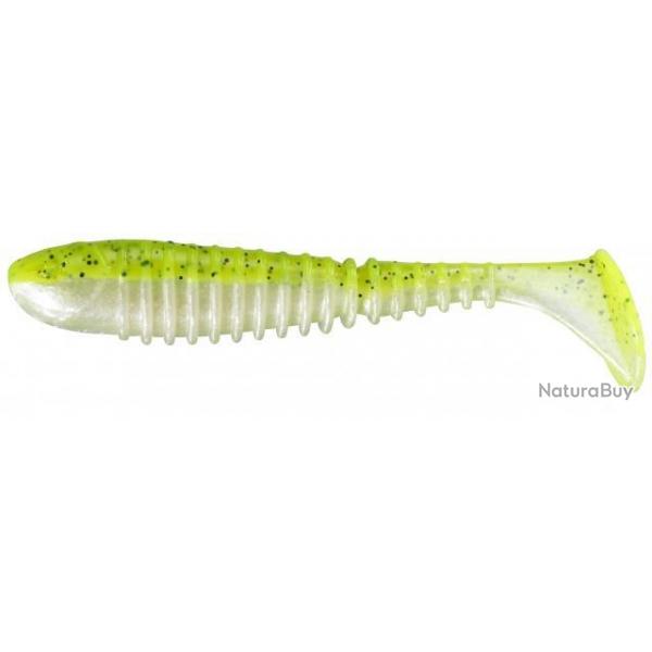 FLEX RIB SHAD 4.5pouces 11.5CM CHARTREUSE PAR 50 NPC