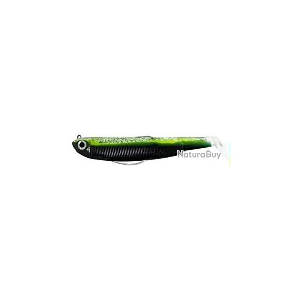 BLACK MINNOW DOUBLE COMBO SHORE 5GR 90MM Green poison