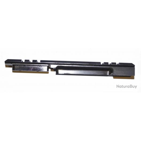 Rail de lunette MAS36 type FRF1 FRG2 systeme picatinny usin&eacute; en acier bronz&eacute; noir mont