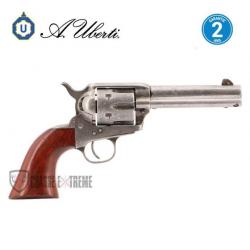Revolver UBERTI 1873 Cattleman New Model Acier Cal 45 Colt 5.1/2" Blanc