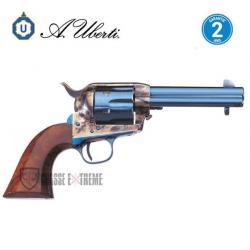 Revolver UBERTI 1873 Cattleman New Model Acier Cal 45 Colt Bleu Gravure Laser Standard