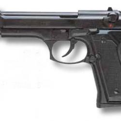 Pistolet Bruni 92 auto Bronzé Cal.9mm blanc ou à gaz