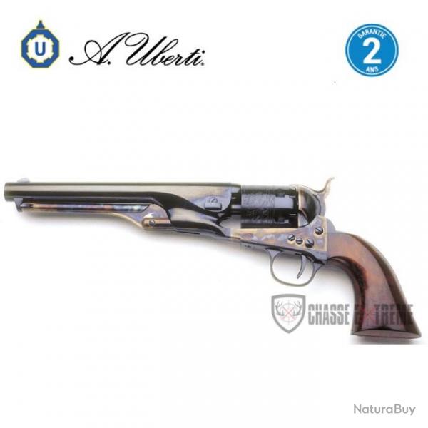 Revolver UBERTI 1861 Navy Cal 36 7"1/2 Poigne Ivoire Bleu, Plaquette Ivoire