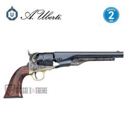 Revolver UBERTI 1860 Army Cal 44 8" Bleu, Barillet Gravé