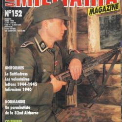 Militaria magazine 152 épuisé éditeur, la bergmutze , volontaires lettons 1944-1945, char kv-1s 85