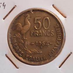 50 francs guiraud 1954 B en tb