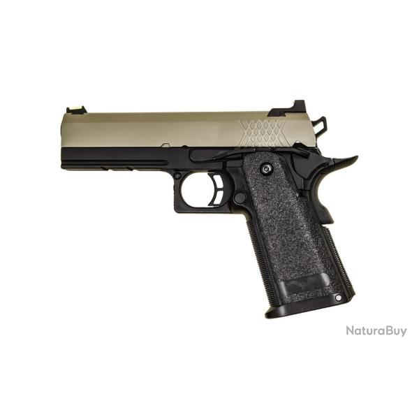 Rplique GBB Raven gaz Hi-Capa 4.3 Noir / Tan 0,9J