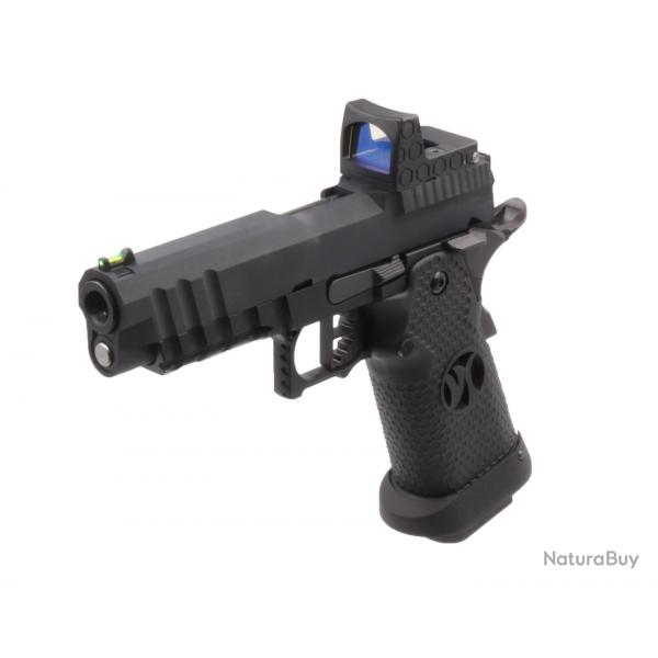 Rplique GBB HX2602 full Black gaz avec red-dot factice