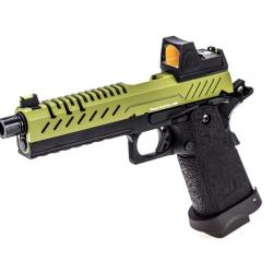 Réplique GBB gaz Hi-Capa 5.1 Noir / OD 1,0J + point rouge BDS