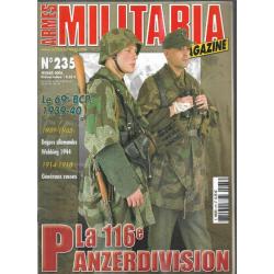 Militaria magazine 235 116e panzerdivision , dagues allemandes, 69e bcp 1939-40, webbing 1944