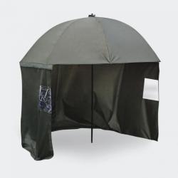 ++PN-Parapluie1 de pêche 250cm avec Auvent & 2 Fenêtre pour le vent & pluie/peche62711