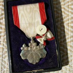 Médaille  Militaire Japonaise : Ordre du soleil levant