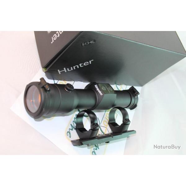 Aimpoint Hunter H34L avec adaptateur Dentler colliers 34 + embase Dentler Basis pour SAKO S20