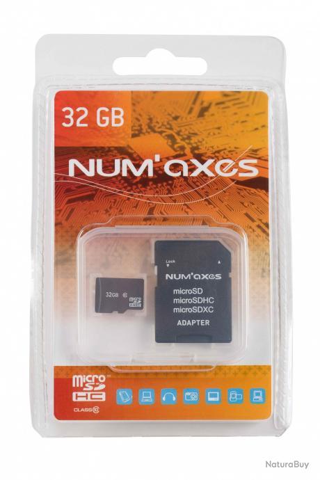 Carte mémoire Micro SD 32Go - Accessoires pour caméra de