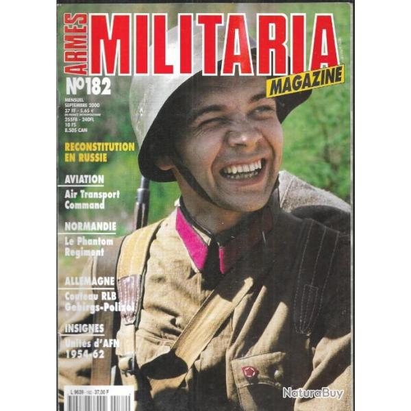 Militaria magazine 182 puis diteur, couteau rlb , cantines de gare 39-40 croix rouge franaise,