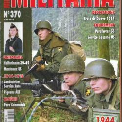 Militaria magazine 370 para commando algérie, 1944 équipements us, helferinnen 39-45, service santé