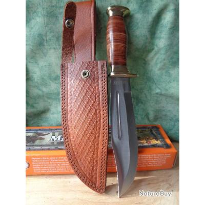 Couteau Bowie De Survie Tatla – D2 – 46 Cm – Fait Main – Style Crocodile Dundee