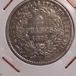 2 francs Cérès argent 1895 A en ttb