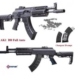 Carabine AK1 full auto  Cal. 4.5 Bille  Acier