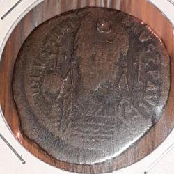 Follis en bronze du Justinien I er  (527-565) Carthage en b+