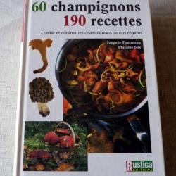 Livre : 60 champignons, 190 recettes 