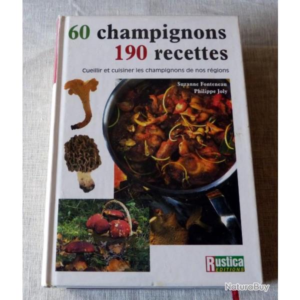 Livre : 60 champignons, 190 recettes