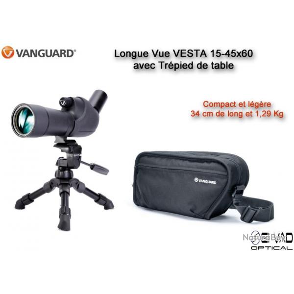 Longue Vue Vanguard VESTA 15-45x60 avec Trpied de table