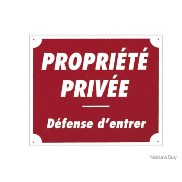 Panneau akilux ''Proprit prive'' 30 x 25 cm. Akilux
